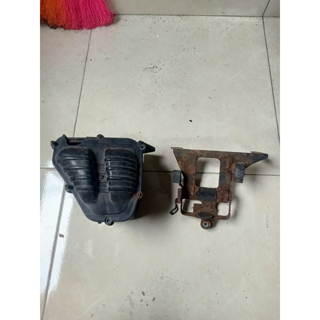 pangkon aki gl 100 original set box filter gl 100 125 original