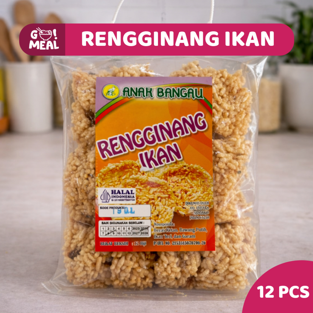 RENGGINANG IKAN / SNACK SIDOARJO SURABAYA / REGGINANG RENYAH