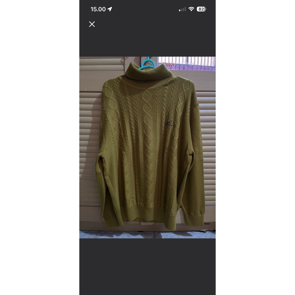 sweater knit crocodile