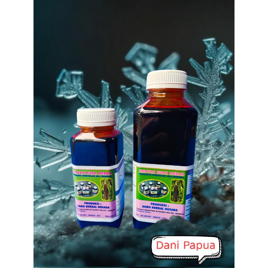 Sari Minyak Buah Merah 250 ml Wamena Papua