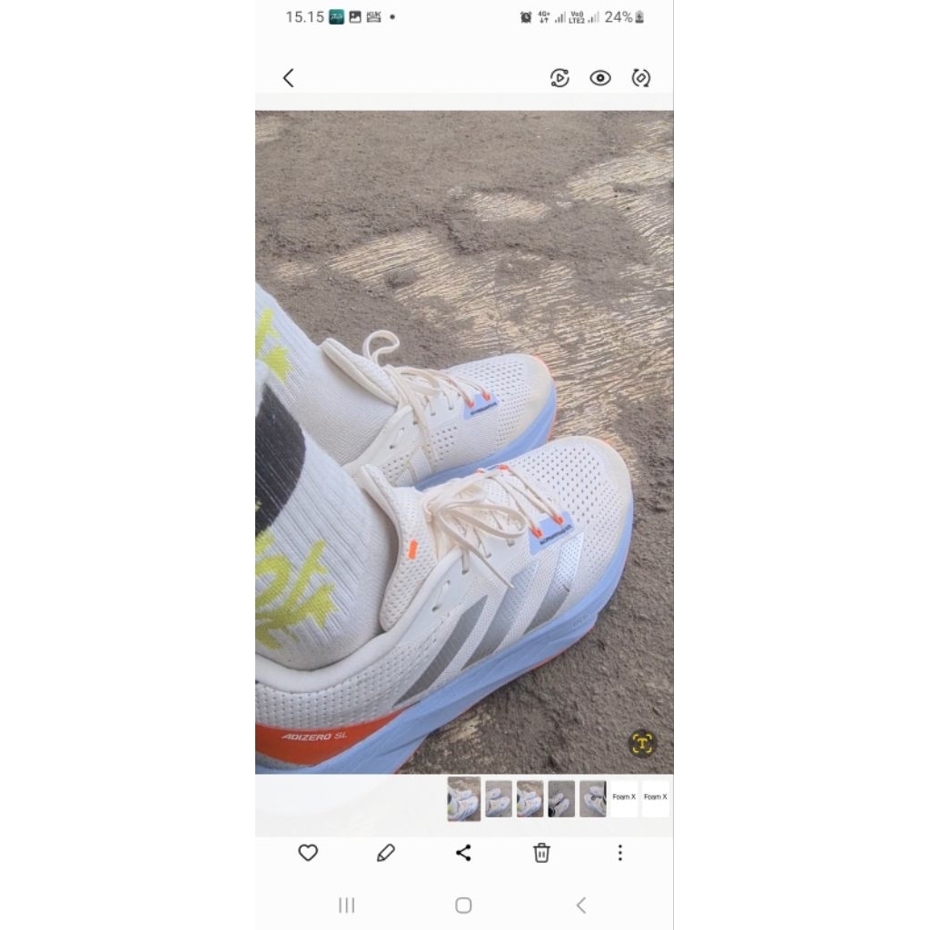 SEPATU ORIGINAL PRELOVED (44)  ADIDAS ADIZERO SL NEWYORK TOGETHER EDITION SIZE 44 SECOND BEKAS