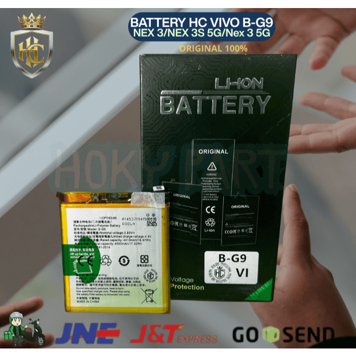 BATERAI VIVO B-G9/BG9 VIVO NEX 3/NEX 3S 5G/Nex 3 5G ORIGINAL