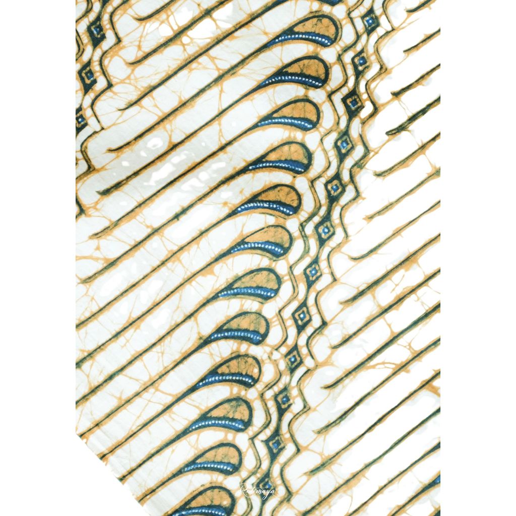 Batik Cendana Tulis Kombinasi motif Parang Samurai