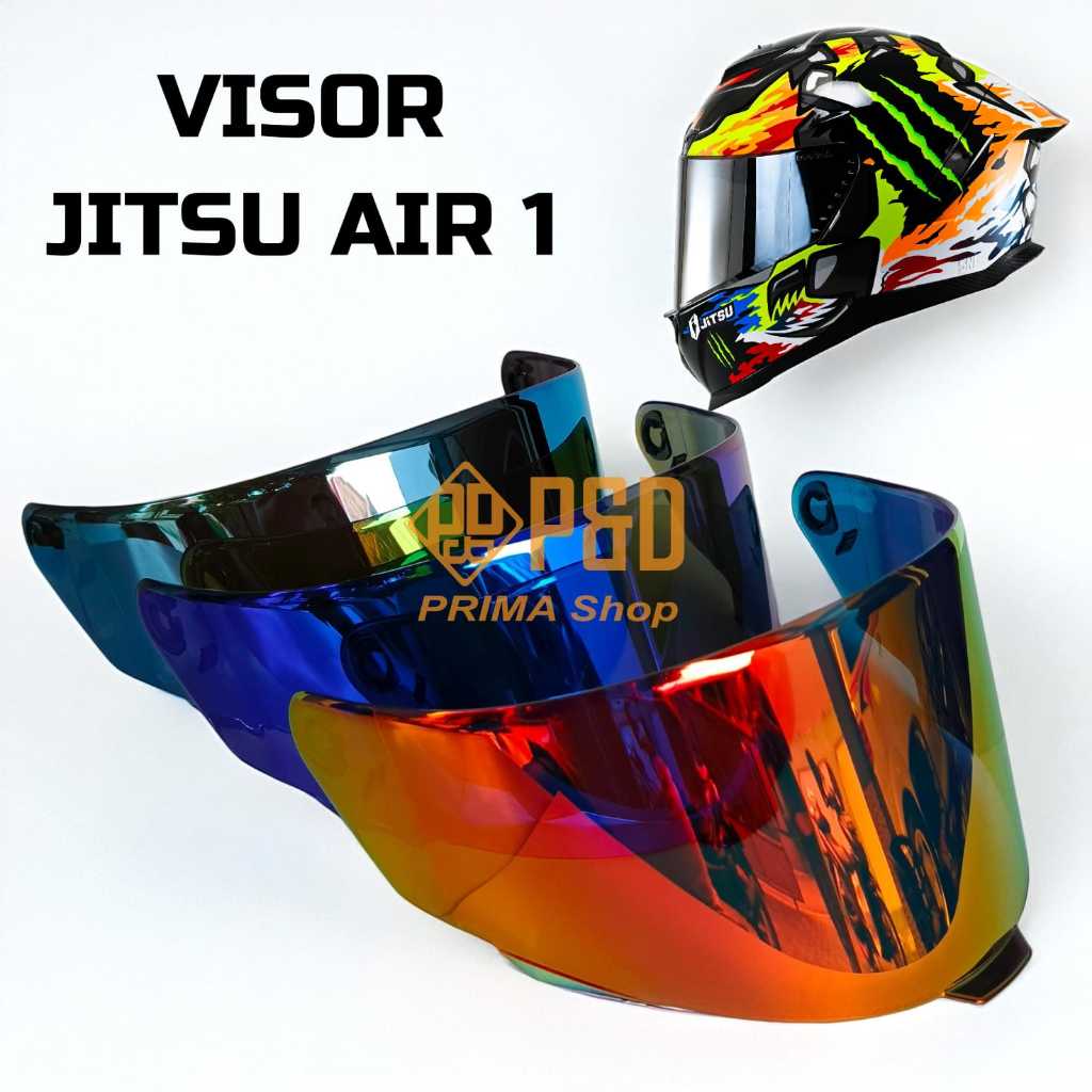 Kaca Helm Jitsu Air 1, Flat Visor jitsu air 1 Full Face