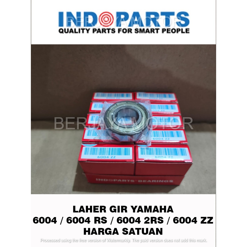 LAHER BEARING 6004 6004 2RS 6004 ZZ LAHER GIR MOTOR YAMAHA INDOPART
