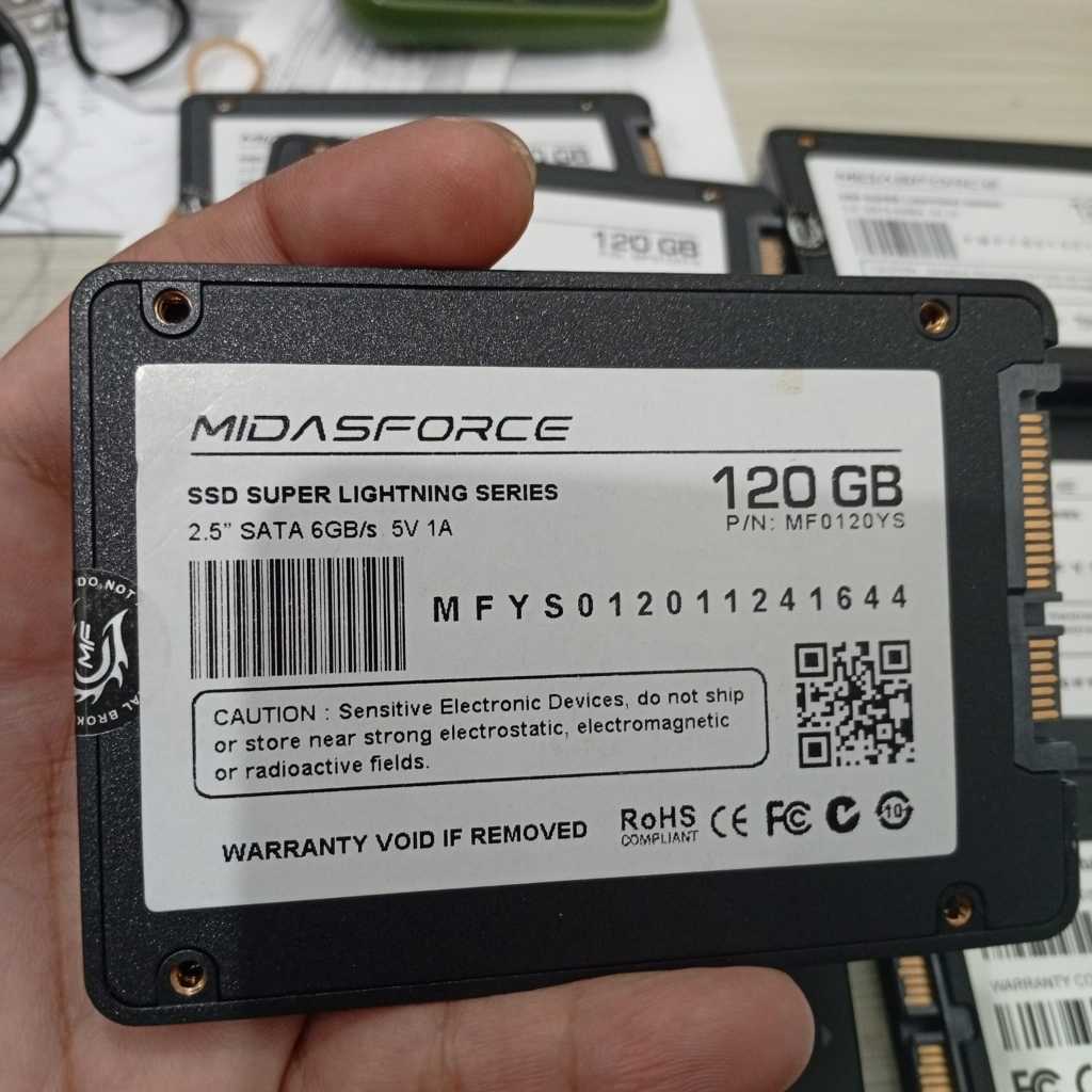 SSD SATA 2.5" 120GB second normal