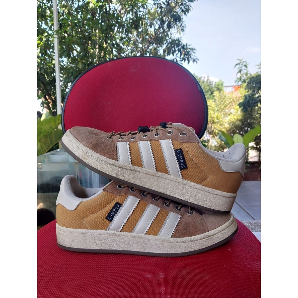 [TERMURAH BISA NEGO] ADIDAS CAMPUS 00s "MESA/WILD BROWN" SIZE 9.5 (27.5CM) SNEAKERS ORIGINAL BEST SE