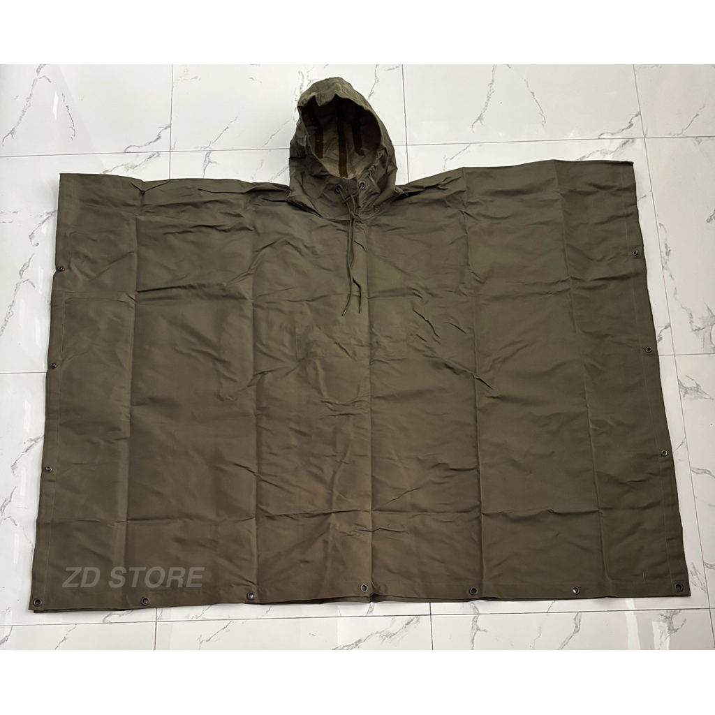 Jas Hujan Ponco HIJAU JATAH BRIMOB 2025/Ponco WATERPROOF HIJAU POLRI