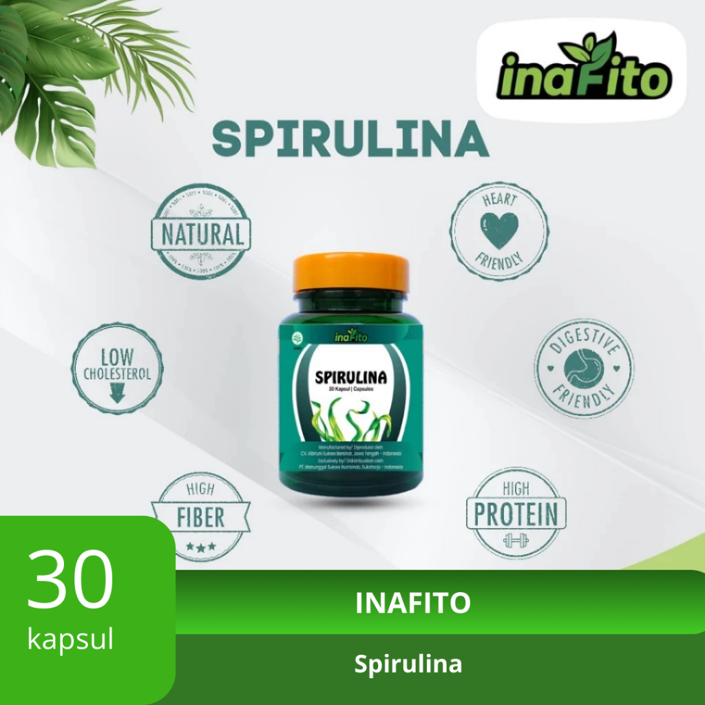 Inafito Spirulina - 30 Kapsul