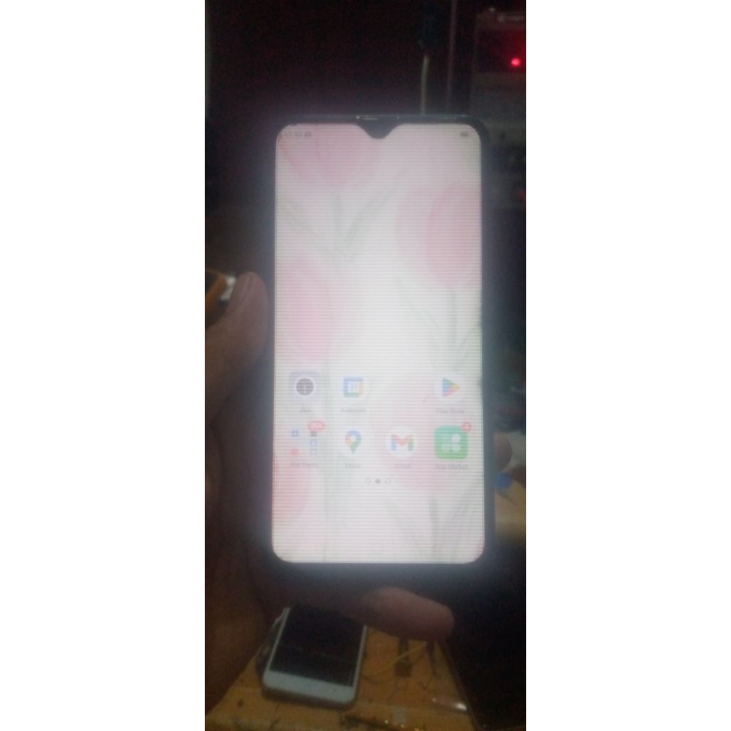 mesin Oppo a7 4/64 no pola minus lcd ,sinyal