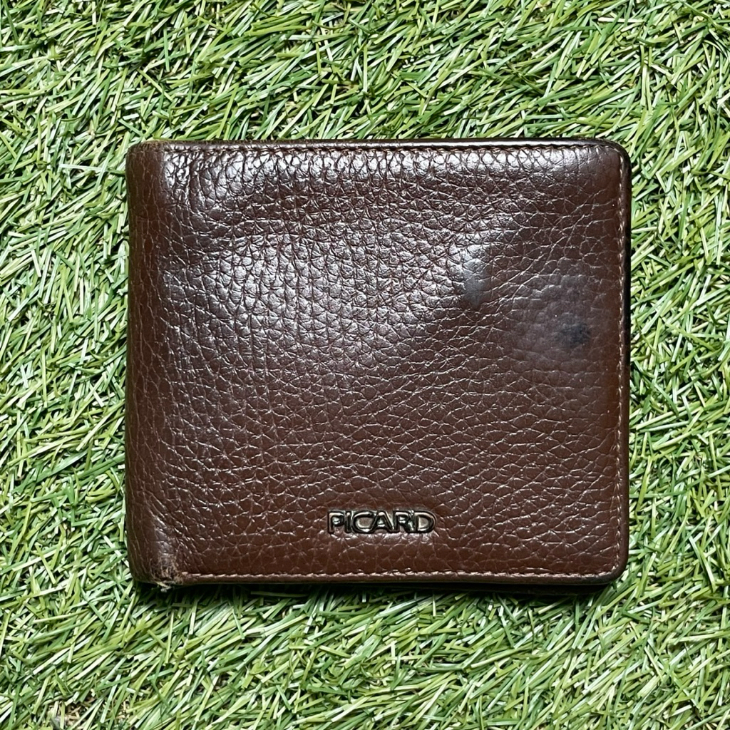Fold Wallet / Dompet lipat PICARD original genuine leather warna coklat