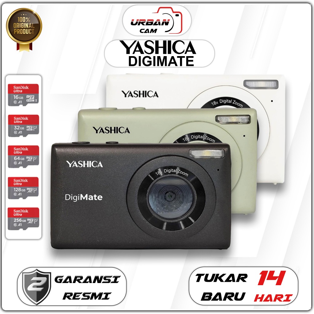 Yashica DigiMate 4K Digital Camera / Yashica DigiMate Compact Digital Pocket Camera