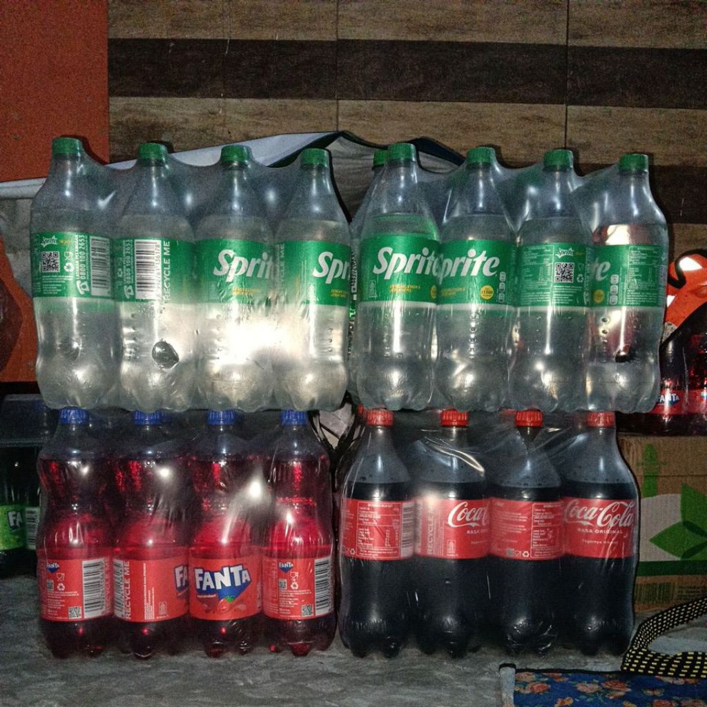 Minuman Berkarbonasi Sprite 1 Liter Rasa Lemon