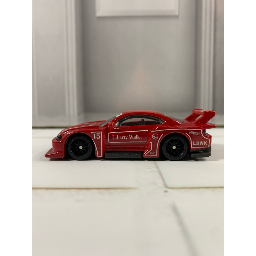 Hotwheels nissan silvia s15 lbwk custom red red edition