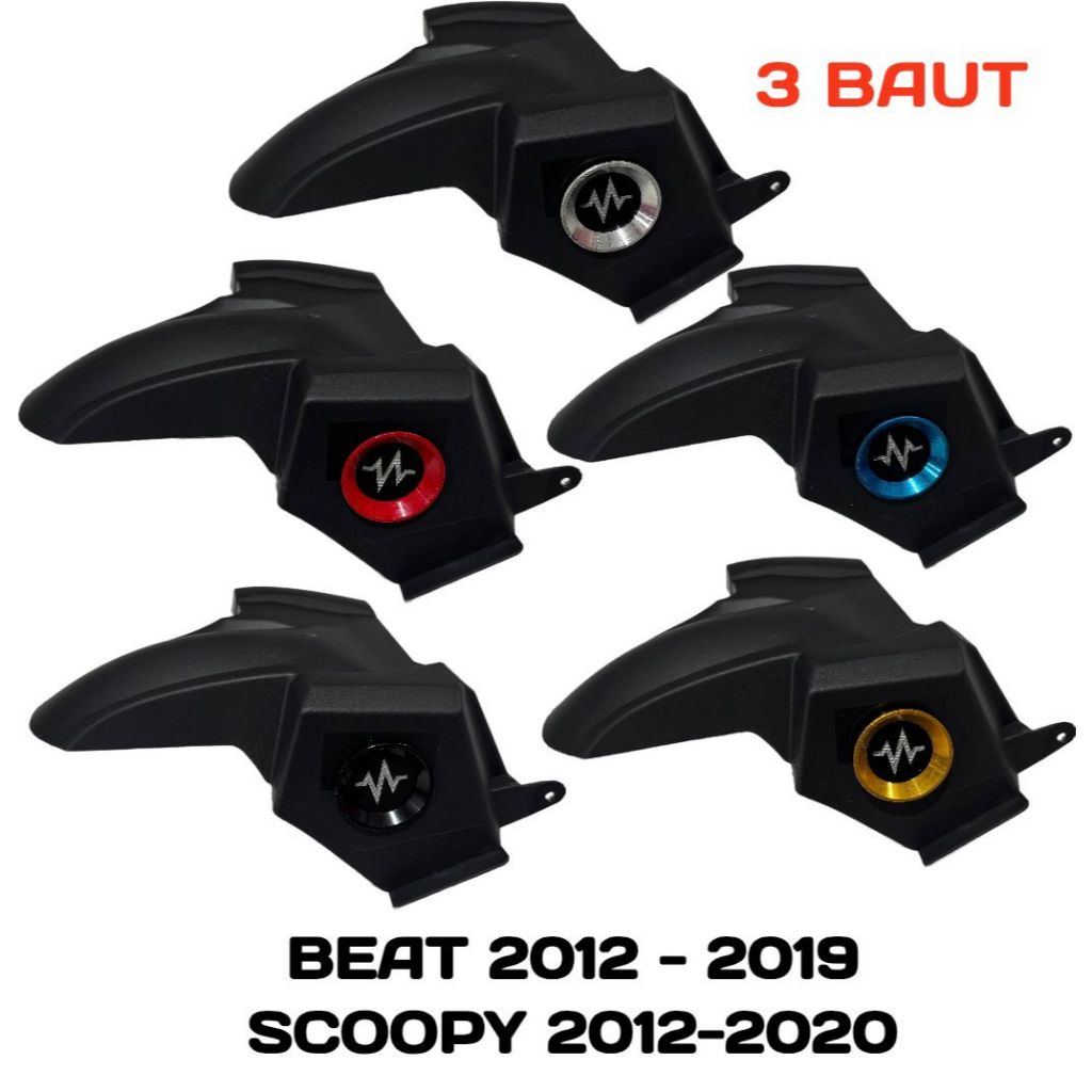 NF PART - SPAKBOR KOLONG VARIASI CORONG UDARA 3 BAUT BEAT FI ESP 2012 2019 PRESISI VARIASI NF PART