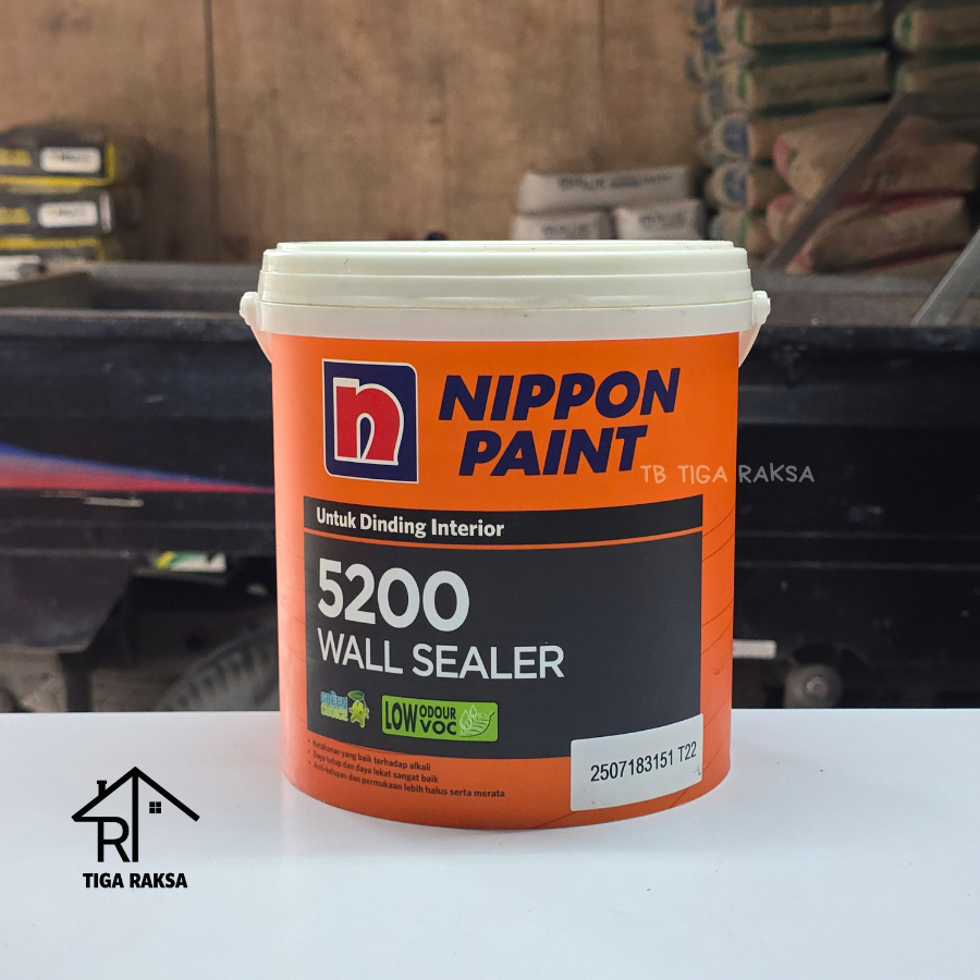 Wall Sealer Nippon Paint 4Kg Cat Dasar Sebelum Cat Tembok 5200 Putih