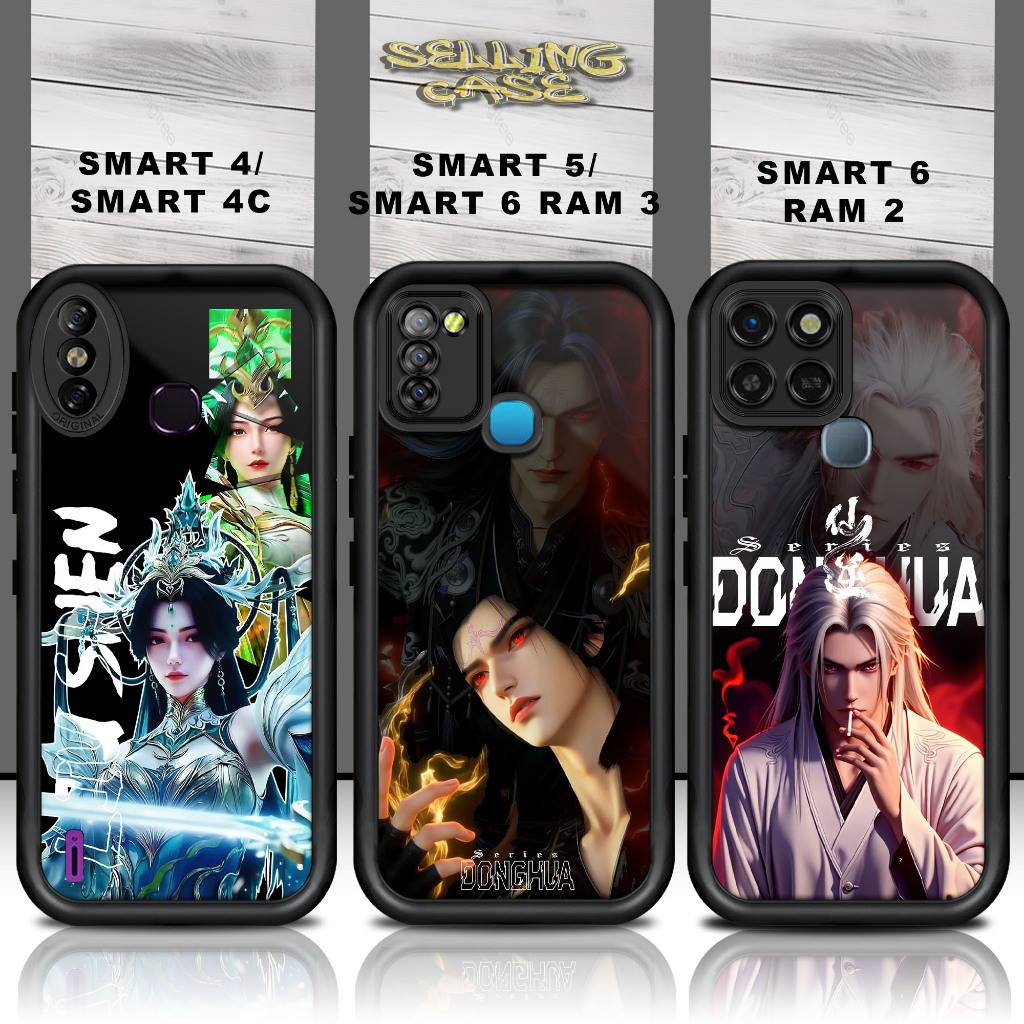 Casing Hp For INFINIX SMART 4 / 4C /5 / 6 RAM3 / 6 RAM2 Case Handphone Bahan Silicon Glossy Camera P