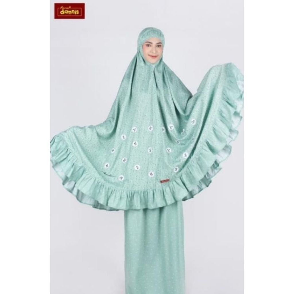 PROMO MUKENA DANNIS M230106 SIZE L / SALE DANNIS / MUKENA / MUKENA PREMIUM / MUKENA LEBARAN / MUKENA