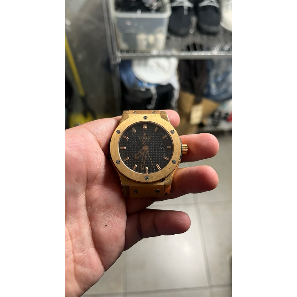 Jam tangan pria hublot/ jam tangan second