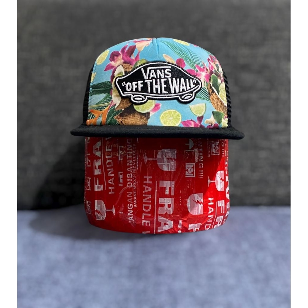 TOPI SNAPBACK VANS  OFF WALL ORI BIG LOGO BEKAS