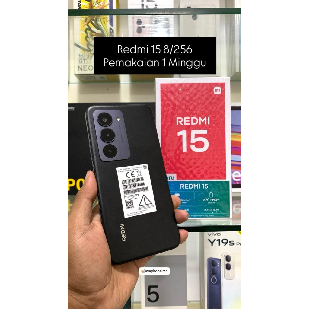Redmi 15 8/256 Second Istimewa Garansi 2027