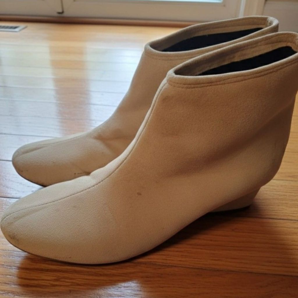 Sepatu Boots hak bulu || ENOLA HOLMES BOOTS