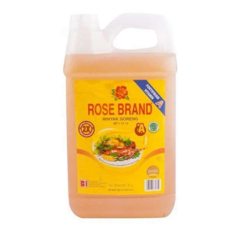 Rose Brand Minyak Goreng Pouch 2liter, 5 liter