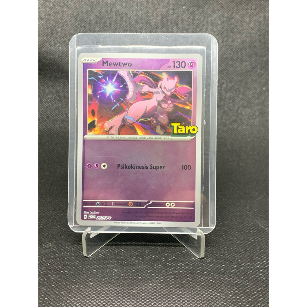 Mewtwo taro promo limited - Kartu/ TCG card original pokemon mewtwo ar mewtwo holo pokemon taro prom