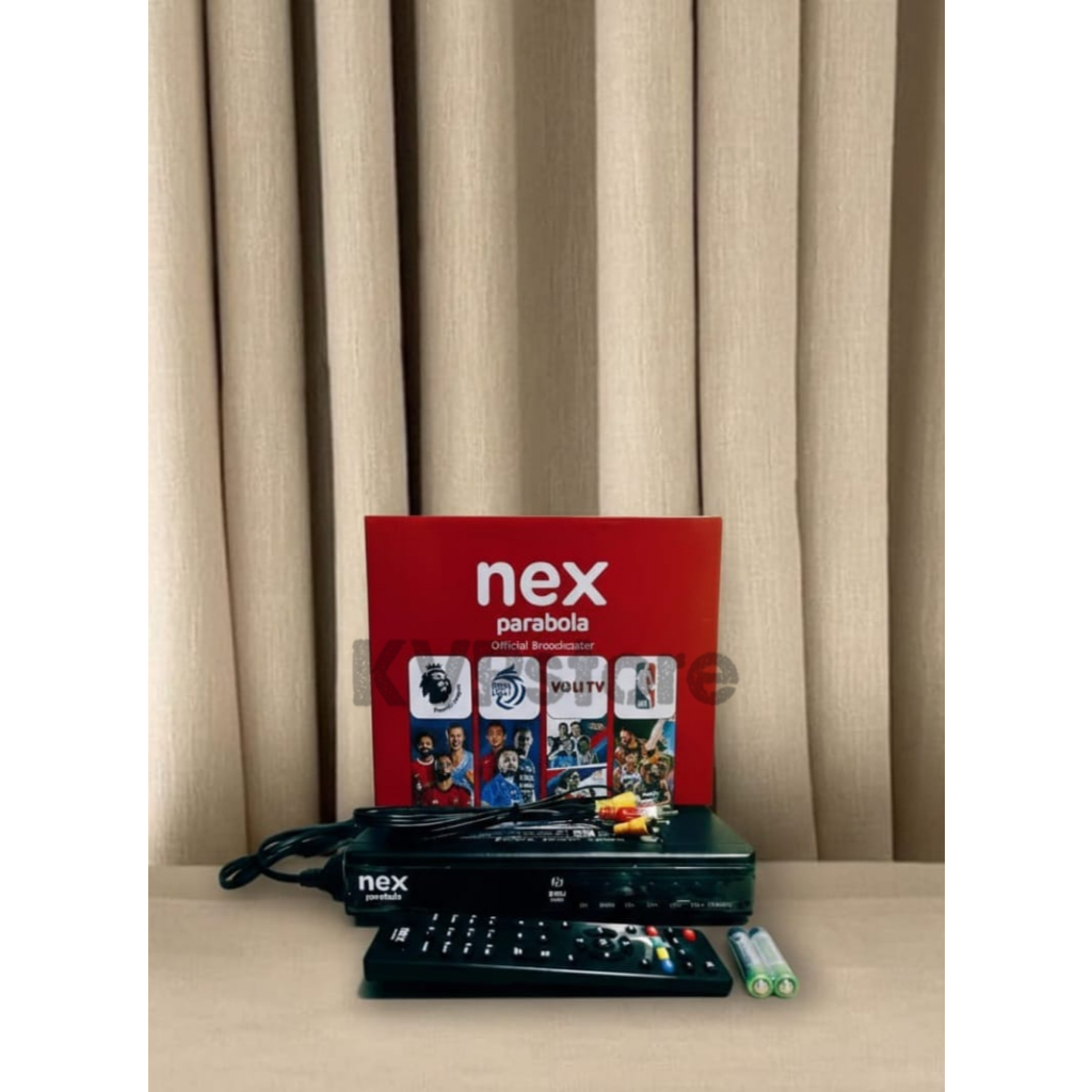 RECEIVER NEX PARABOLA MERAH HYBRID C BAND KU BAND