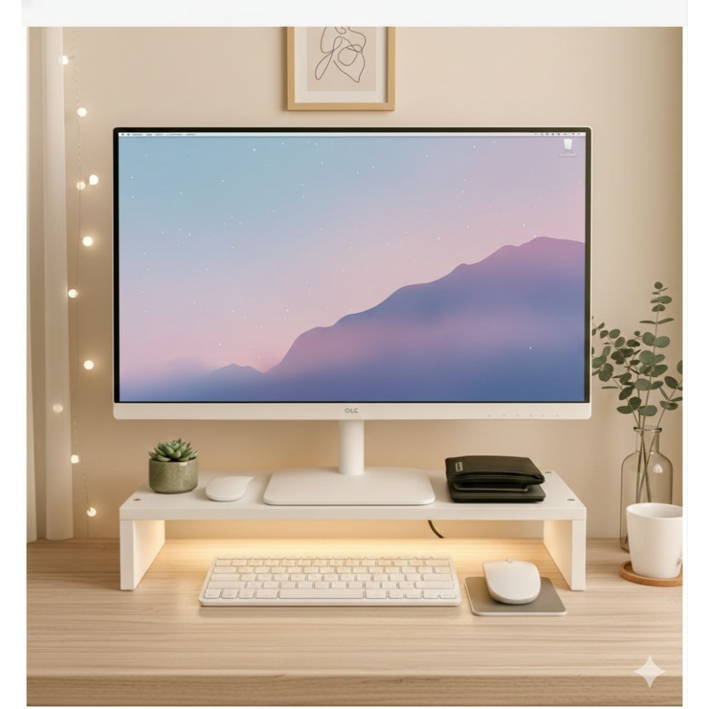 stand monitor tempat PC dudukan komputer