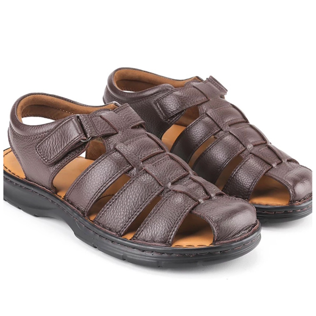 Sandal Slingback Pria Obermain Original - Leather - Fraser