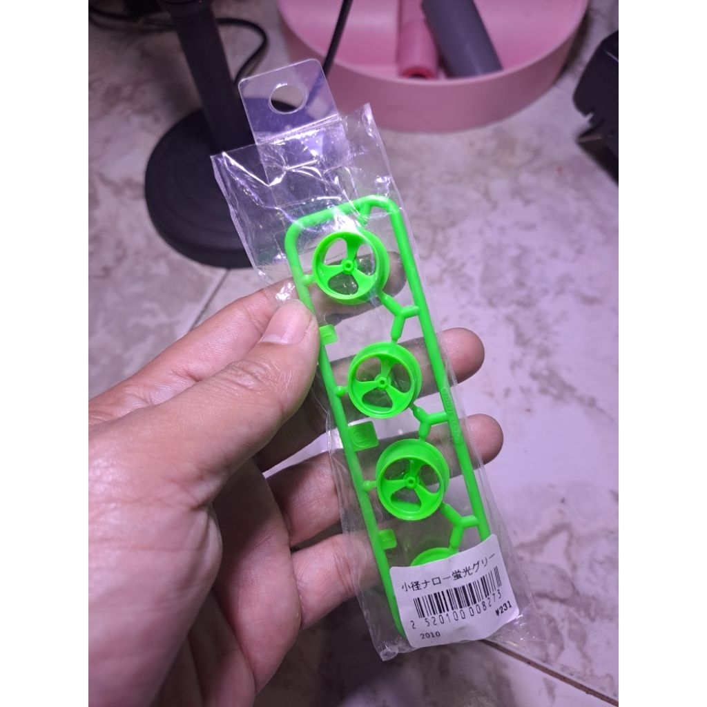 Tamiya Velg Small Narrow Green Original