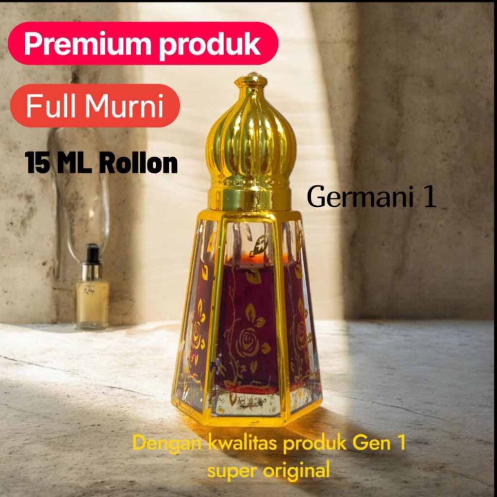 Minyak Wangi Ambergris Gen 1 Super Asli Original 15 Ml botol rollon