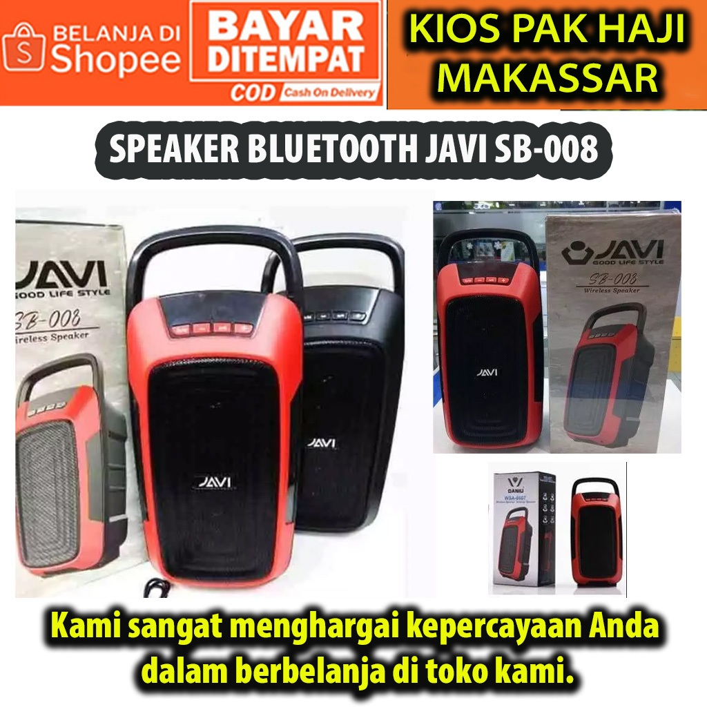 SPEAKER BLUETOOTH JAVI SB-008