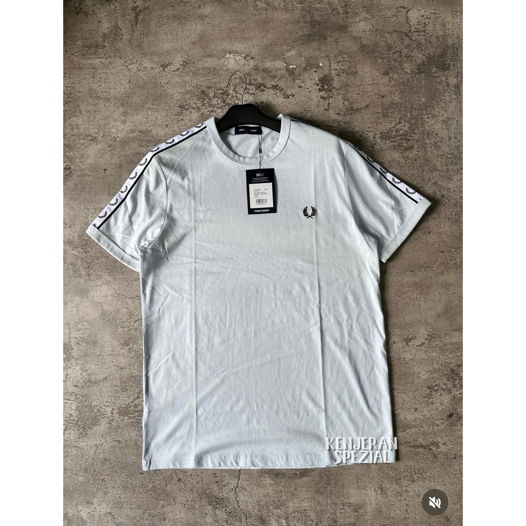Fred Perry Taped Contrast White Taped