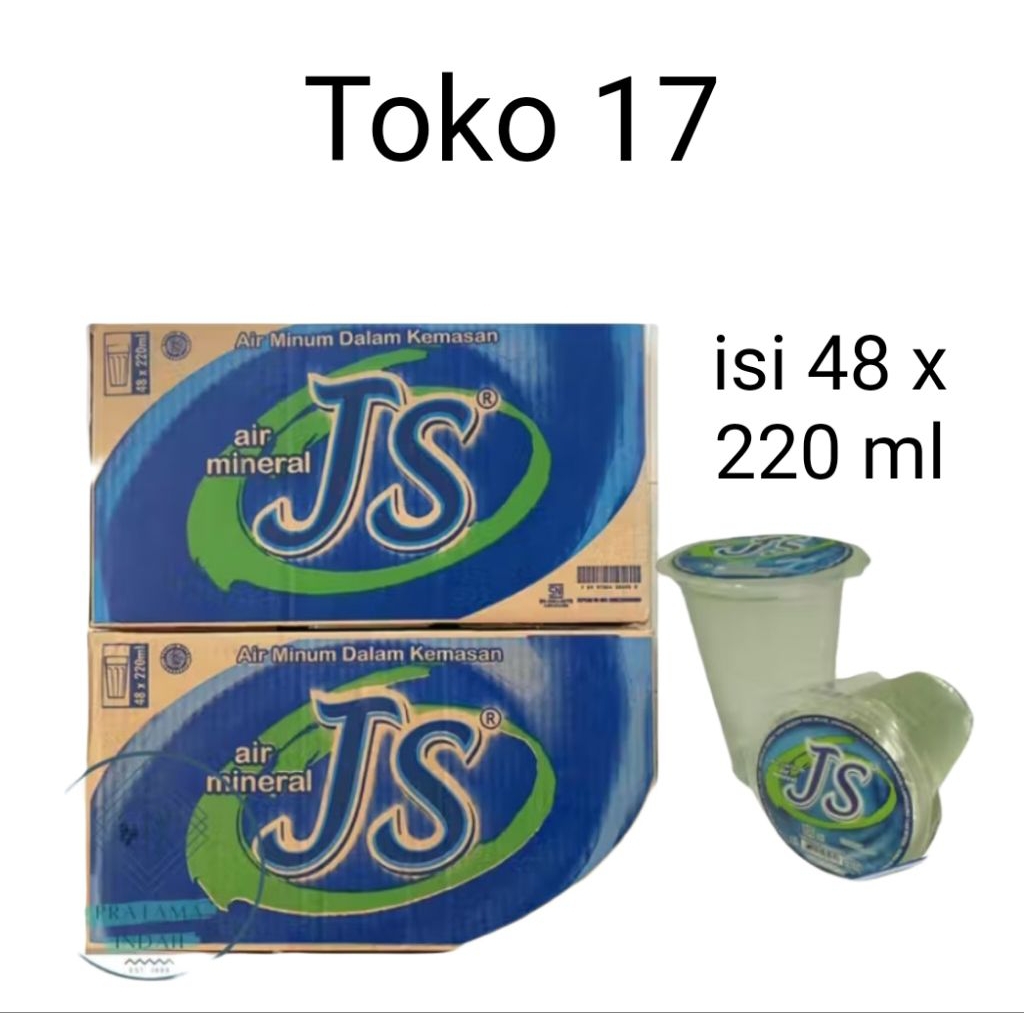 Air Mineral JS isi 48 cup x 220 ml
