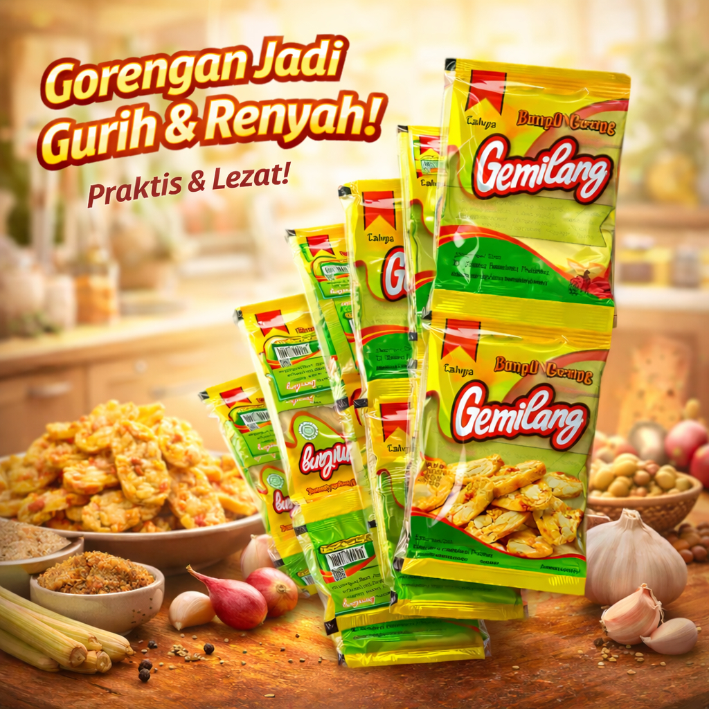Gemilang Minyak Goreng Renceng 1 Renceng isi 10 Sachet, minyak Goreng Sachet 1 Sachet isi 40ml Minya
