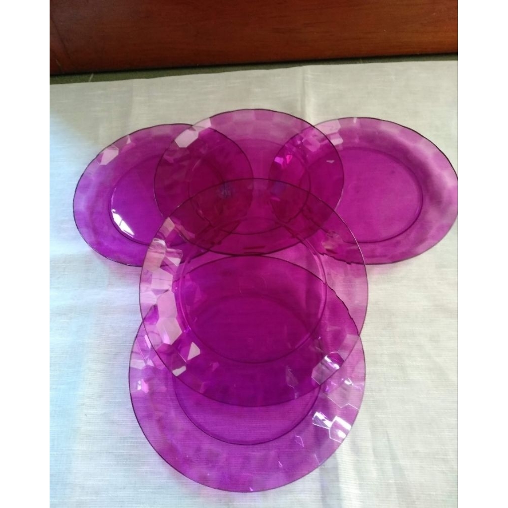 RAJA - Prisma Plate (1) Piring saji Ungu Tupperware