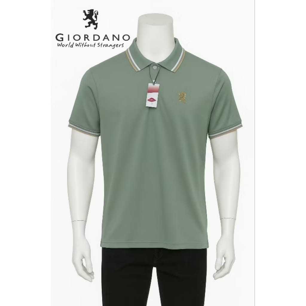 Kaos Polo Shirt Giordano Pria / Kaos Kerah Pria Dewasa / Size M-L-XL-XXL / Kaos Polo Giordano