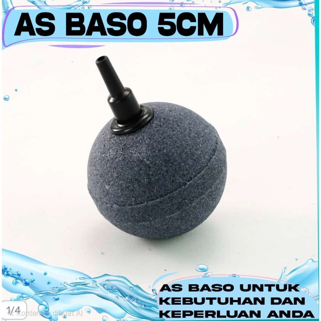 Airstone Bakso Jumbo HB-005 1 PCS / 0 pcs / Batu aerasi aquarium / batu udara aquarium / hb-005 / Ai