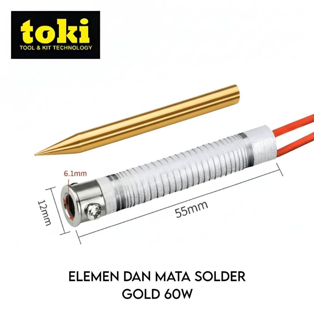 ELEMEN DAN MATA SOLDER 60W TEKIRO DLL