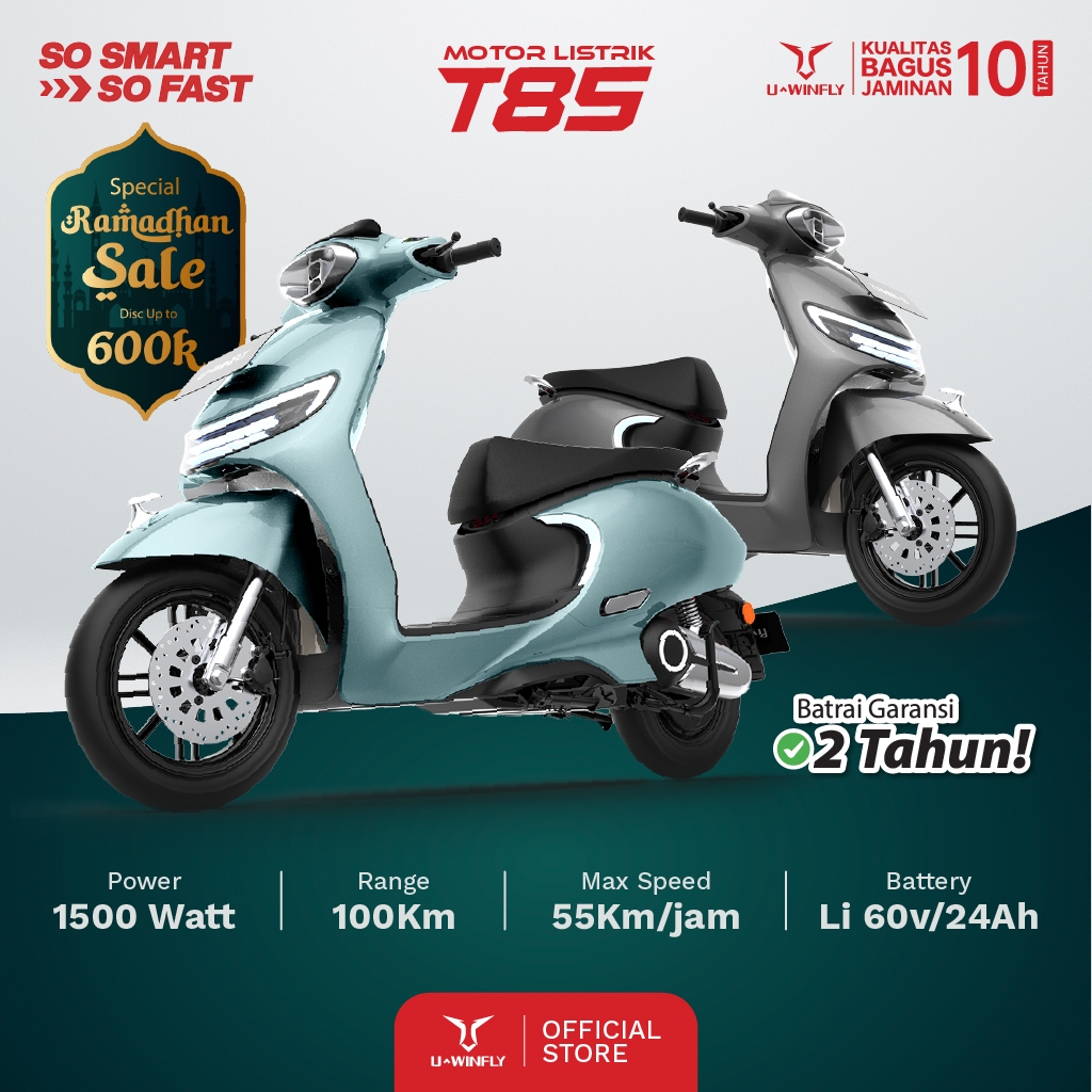 U-Winfly T85 Motor Listrik