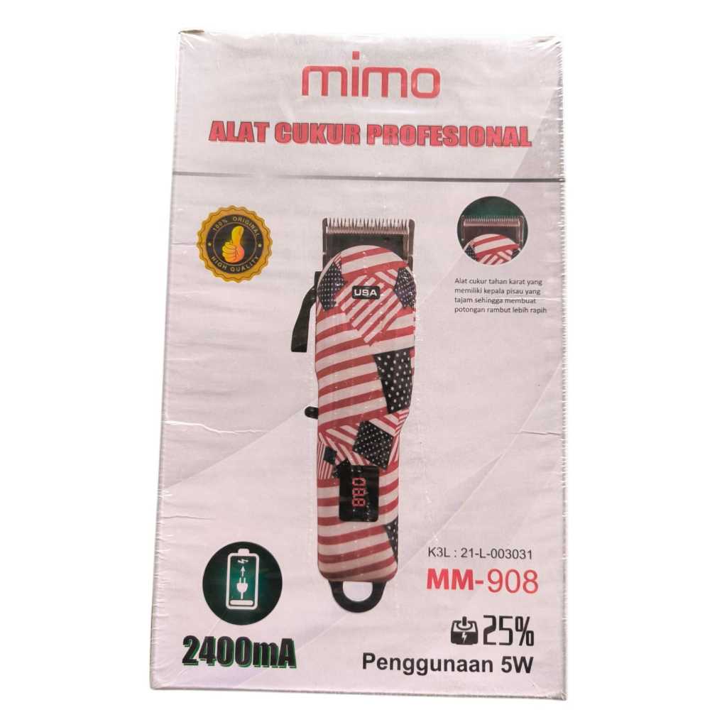 Alat Cukur Profesional MIMO MM-908 2400Ma (Tg)
