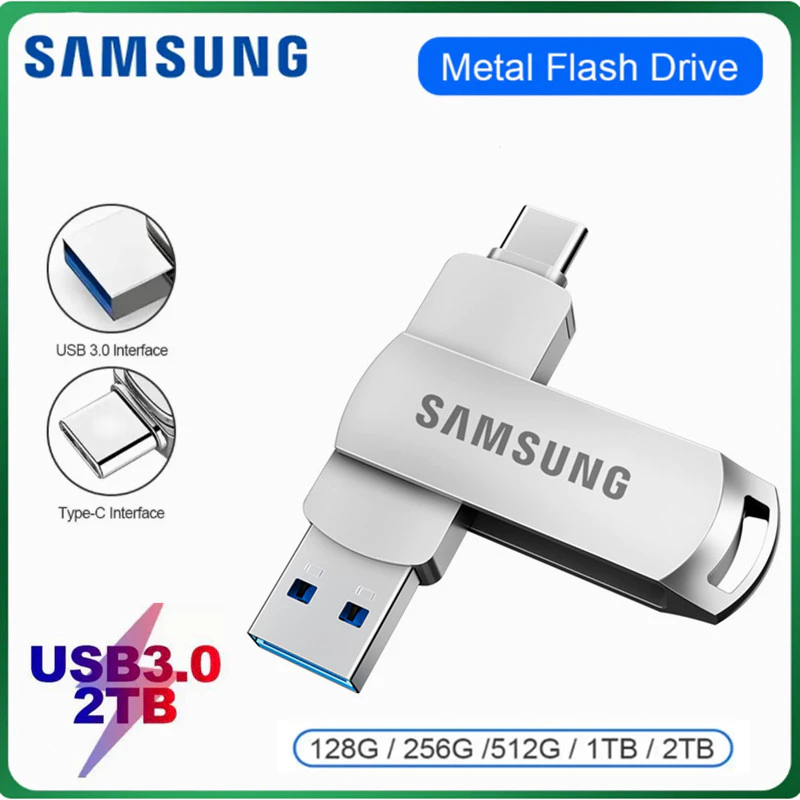 COD Samsung OTG TYPE-C USB Flashdisk USB3.0 Flashdisk Pulpen 1TB 2TB Kunci USB Flashdisk Pendrive