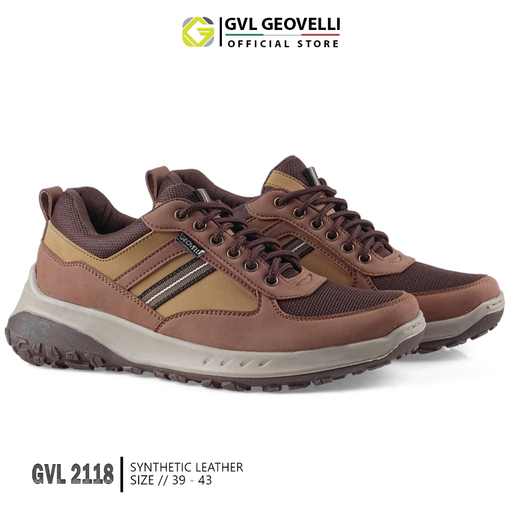 GVL Geovelli Koleksi Sepatu Sneakers Trail Outdoor Pria