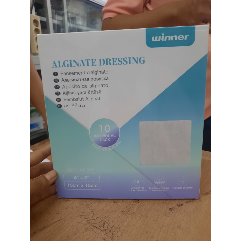 Winner Alginate Dressing 15 x 15 Cm Calcium Alginate - Satuan
