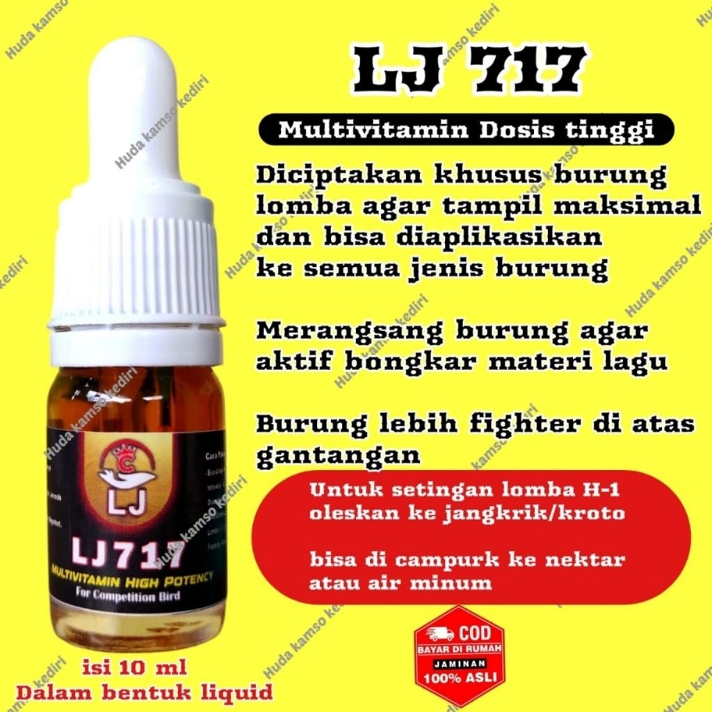 LJ717 DOPING BURUNG VITAMIN BURUNG KICAU