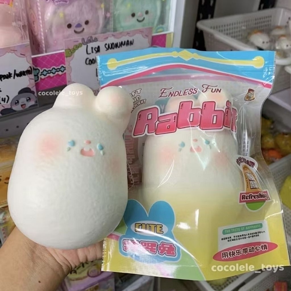 MIDO Crying Bunny Squishy | squishy, mainan anak, mido squishy, squishy murah, kado anak, cocolele t