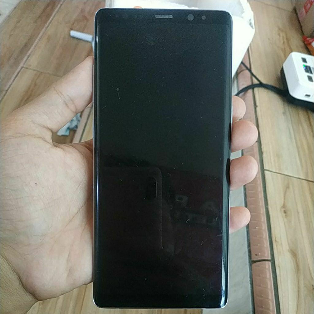 frame plus lcd bekas Samsung galaxy note 8 cek deskripsi