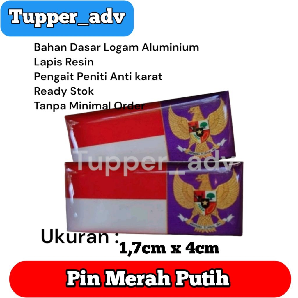 Pin MPG UNGU / Pin Bros Merah Putih / Pin MPG Garuda Paskibra / Pin LK Paskibra / Pin Merah Putih Ga